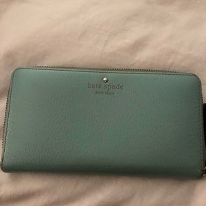 Kate Spade Shell Blue/Teal Wallet